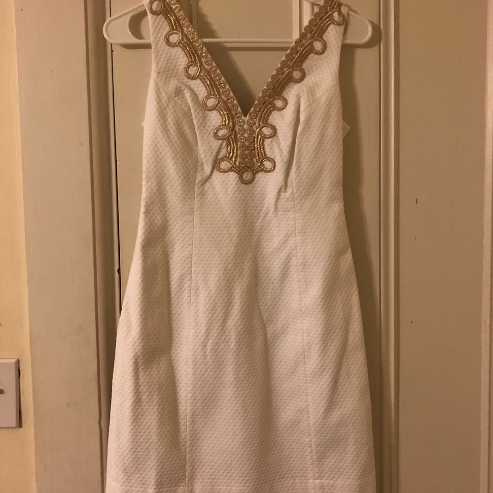 lilly resort white never worn dress